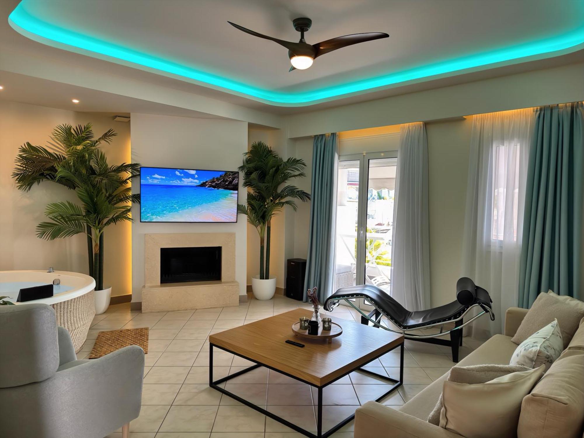 Panorama Suites & Spa - Adults Only Stómion Rum bild